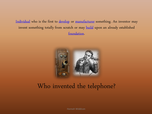 Alexander Graham Bell Presentation