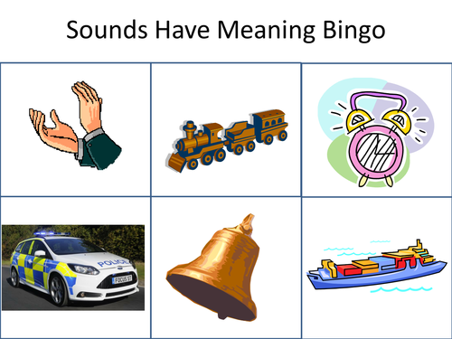 Sounds Have Meaning