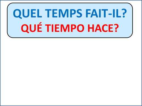 Interactive weather display - FR + SP!