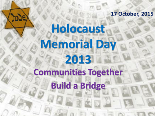 Holocaust Memorial Day Assembly and Tutor Time