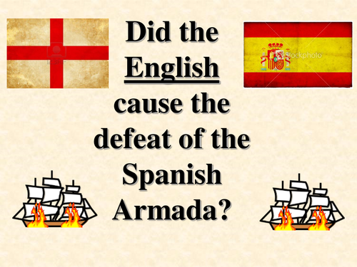 The defeat of the Spanish Armada