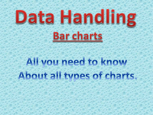 bar and pie charts ppt
