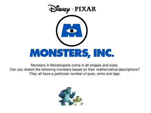 Monsters Inc - Properties of Number