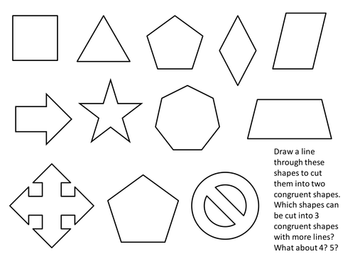 Congruent Cuts - starter