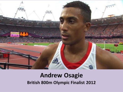 Andrew Osagie at the London 2012 Olympics | Teaching Resources