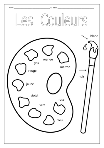 Les Couleurs - Artist's palette