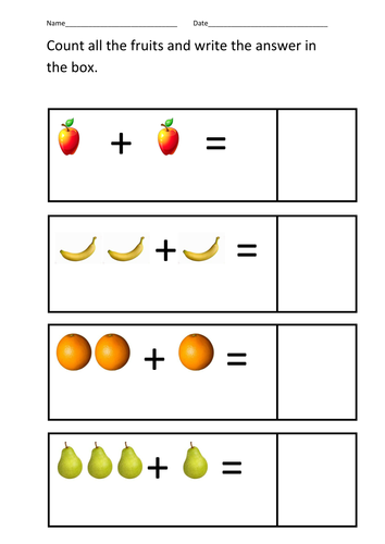 Fruit addition | Teaching Resources