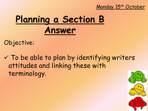 WJEC LG1 English Language Exam Introduction