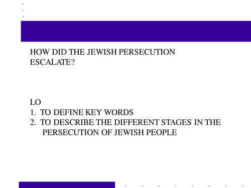 Lesson PP on Jews In Germany