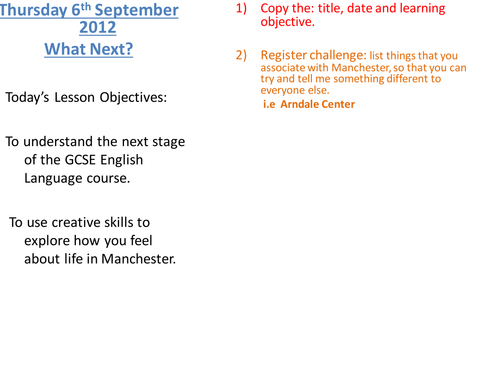 Writing Inspired By Another Text Lessons 1-7