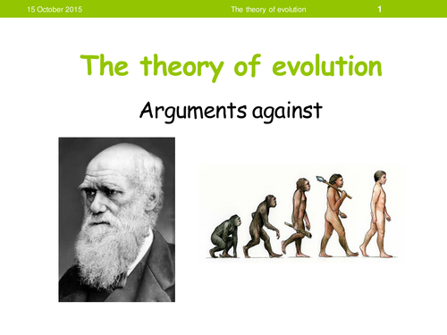 argumentative essay against evolution