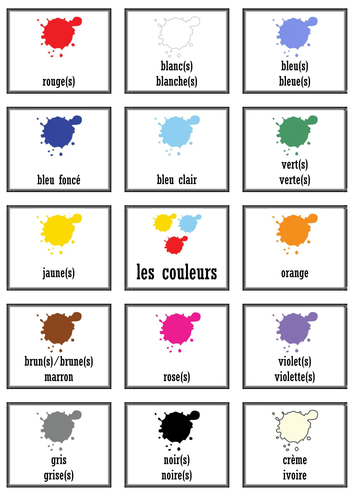 NOTES COULEURS | Teaching Resources