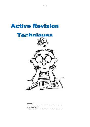 Active Revision Techiques Booklet