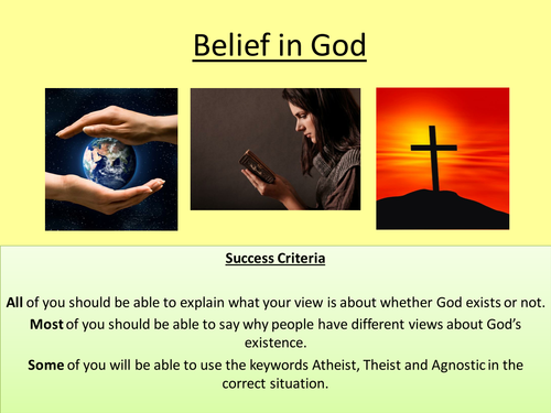 Belief in God- SEN