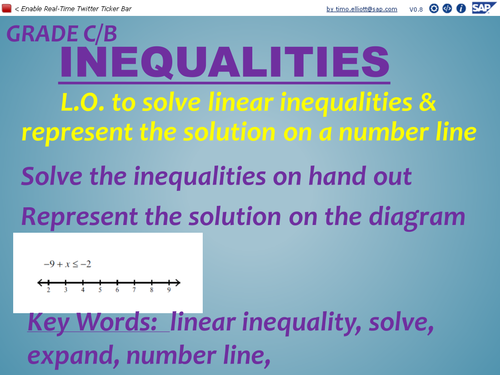 Cryptic Inequalities