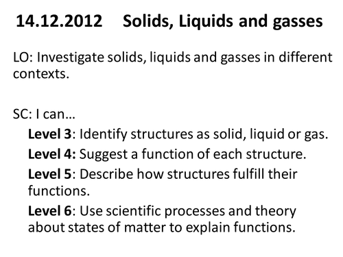 Science of Solids, Liquids and Gasses I - An Egg