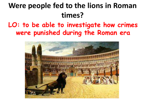 Roman punishments