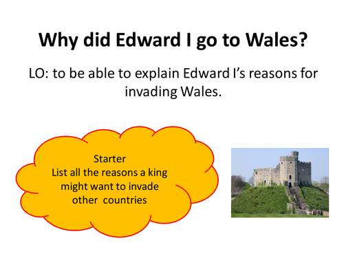 Edward I and wales