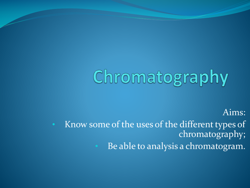 uses of chromatography