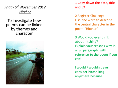 Poetry Scheme - 3 Poems - lesson 3 comparing poems | Teaching Resources