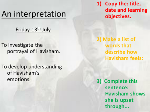 Havisham BBC Adaptation - Watching and Noting