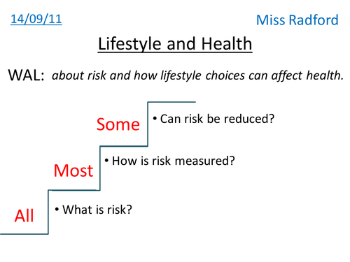1.3 Lifestyle and Health - AQA AS Biology