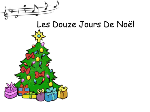 Les 12 Jours De Noel Teaching Resources