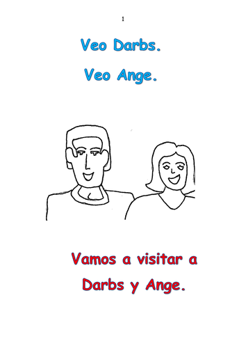 Traveling to see my family - Spanish book