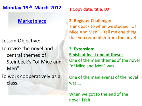 Of Mice And Men Chapter 1 Summary