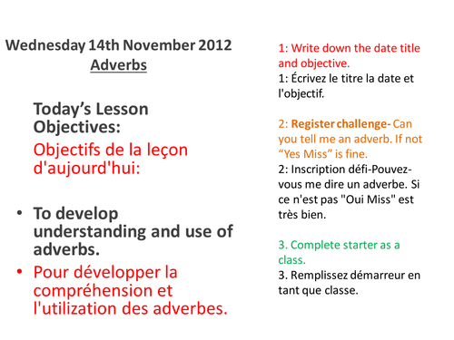 Level 2 to 3 Writers Adverbs Booster