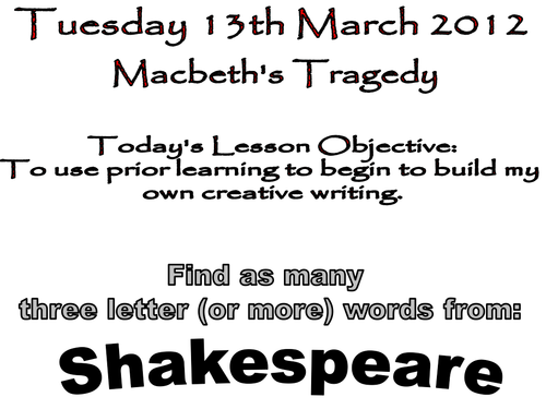 Macbeth: How Does Shakespeare Use Tragedy?