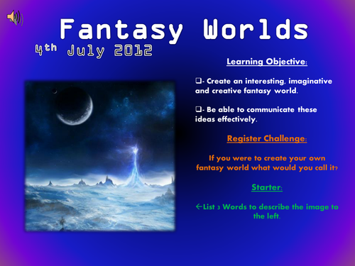 write an essay about fantasy world