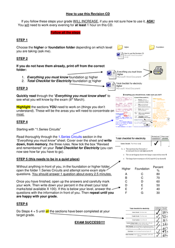 GCSE Foundation Electricity Questions & As, 1 of 2