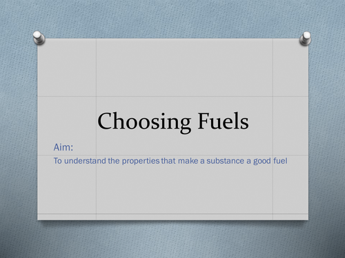 Choosinf Fuels powerpoint