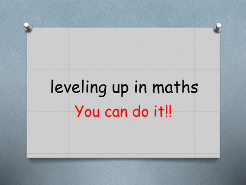 KS2 Math revision slides - easy points