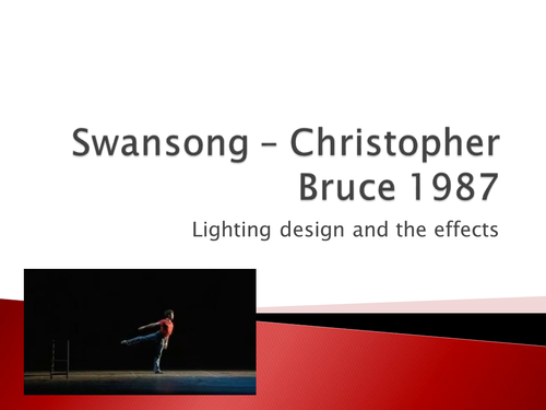 Swansong - Lighting