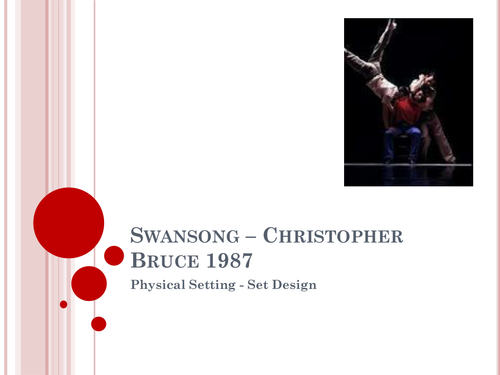 Swansong - Set Design