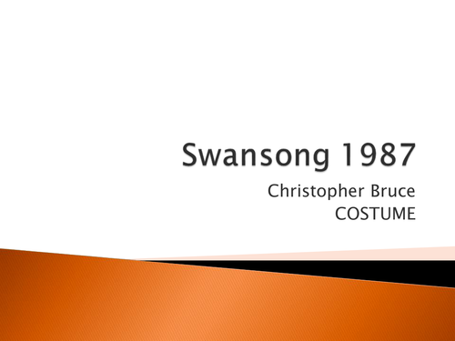 Swansong - Costume