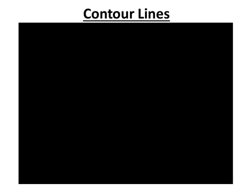 Contour Line Drawing Powerpoint : Contour lines land shape differentiated worksheet by uk