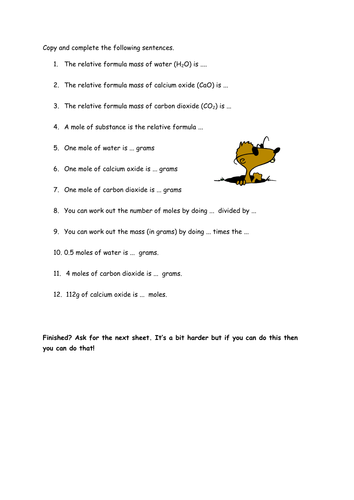 Moles BASIC | Teaching Resources