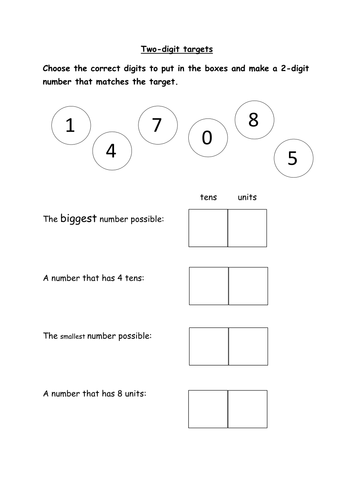 Two-digit Targets