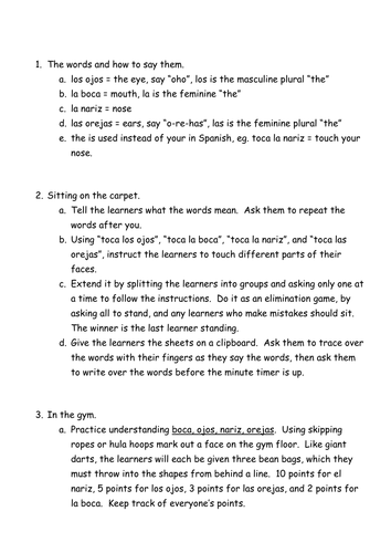 Mouth, nose and eyes