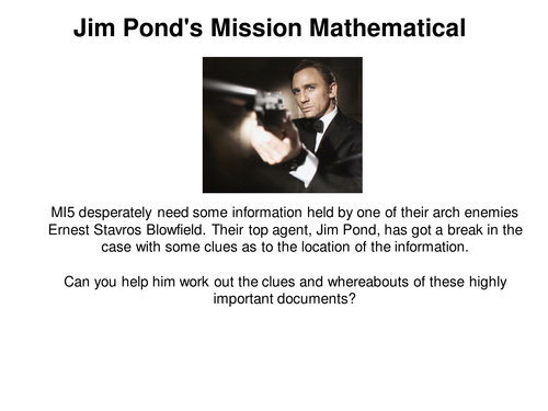 Jim Pond's Mission Mathematical 1 - Number Facts