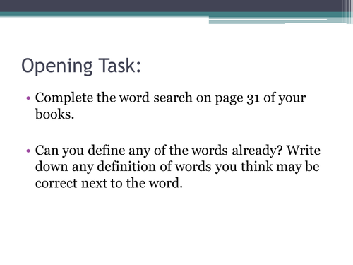 PowerPoint - Introduction to Structure