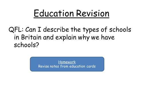 Education Revision pp