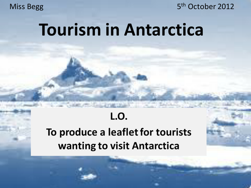 antarctica tourism ks2