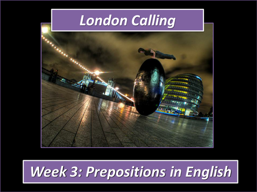 Descriptive Writing - 'London Calling' - Part 2