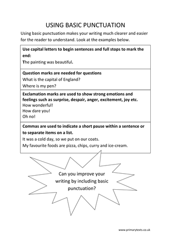 Grammar and Punctuation