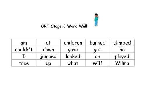 Oxford Reading Tree Stage 3 Stories Key Words | Teaching Resources