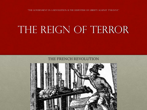 French Revolution: The Reign of Terror